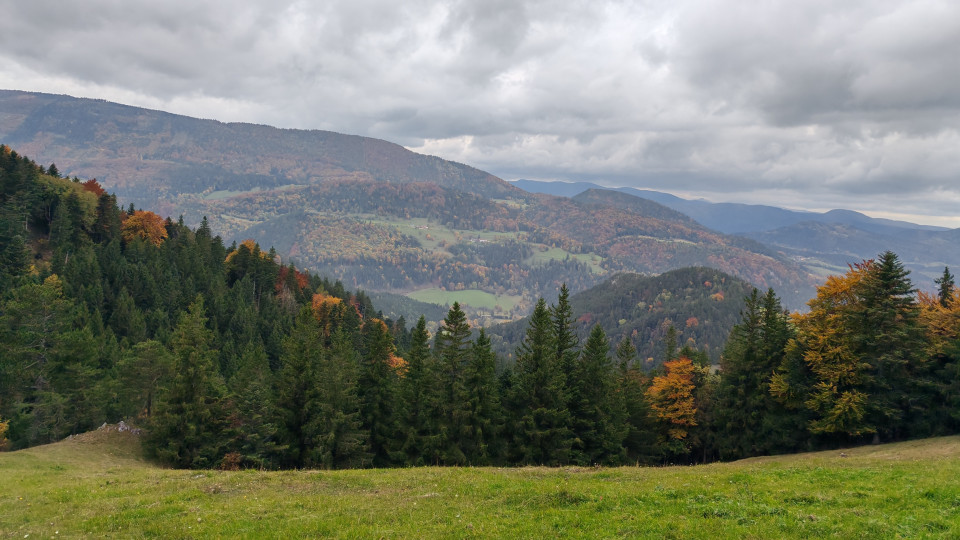 Herrlicher Ausblick auf dem Weg zum Gelände“