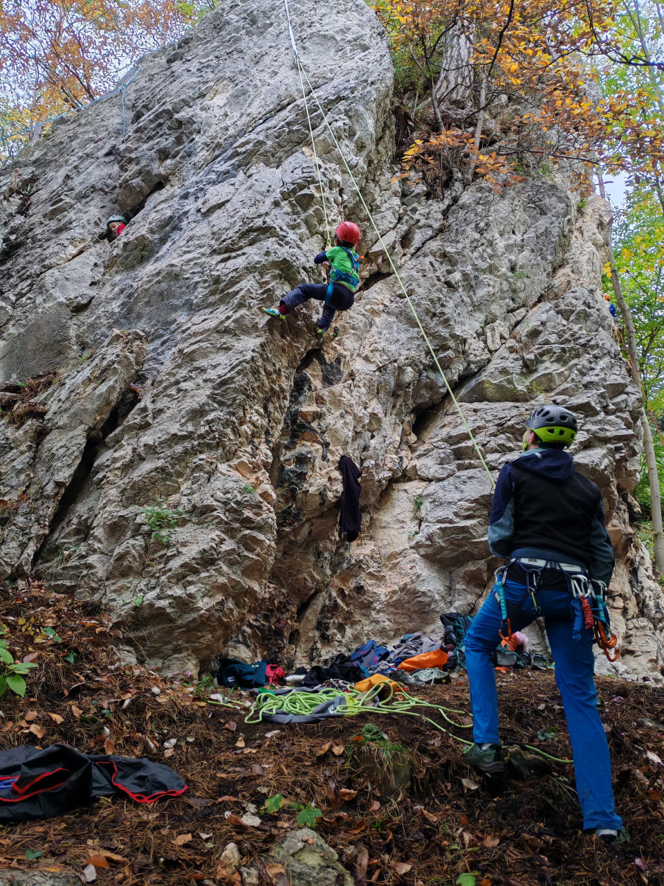 Kletterspaß im Grünbacher Klettergarten "Die Box"